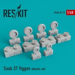 Saab 37 Viggen wheels set, 1/48 - ResKit Models RS48-0113