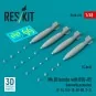 Mk.83 bombs with BSU-85 thermally protected (4 pcs) (F-14, F/A-18, ...