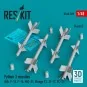 Python 3 missiles (4 pcs) (Kfir, F-15, F-16, MiG-21, Mirage F.1, JF...