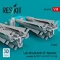 LAU-88 with (2 pcs) AGM-65 Maverick missiles (6 pcs) (A-7D, F-4, A-...