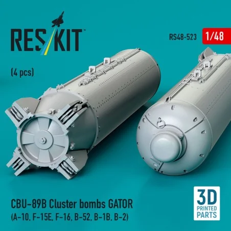 CBU-89B cluster bombs GATOR (4 pcs) (A-10, F-15E, F-16, B-52, B-1B,...