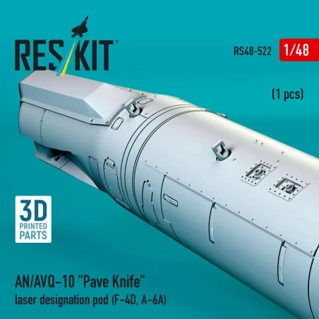 AN/AVQ-10 Pave Knife laser designation pod (1 pcs) (F-4D, A-6A) (3D...