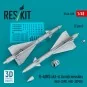 R-40RD (AA-6 Acrid) missiles (2 pcs) (MiG-25PD, MiG-25PDS) (3D prin... R-40RD (AA-6 Acrid) missiles (2 pcs) (MiG-25PD, MiG-25PDS) (3D prin...