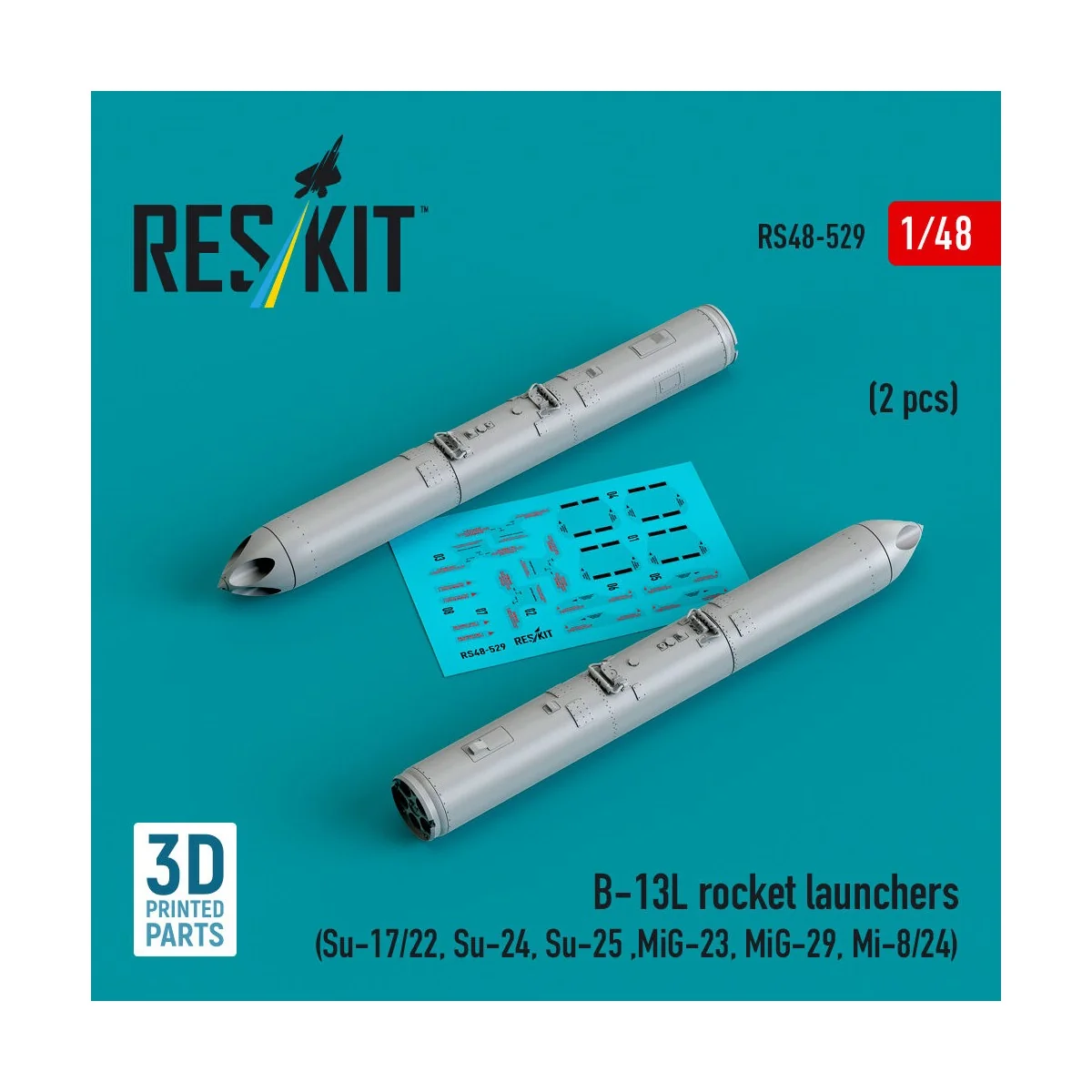 B-13L rocket launchers (2 pcs) (Su-17/22, Su-24, Su-25, MiG-23, MiG... B-13L rocket launchers (2 pcs) (Su-17/22, Su-24, Su-25, MiG-23, MiG...