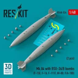 Mk.84 with BSU-36/B bombs (2 pcs) (F-15E, F-16, F-111F, AV-8B, F/A-...