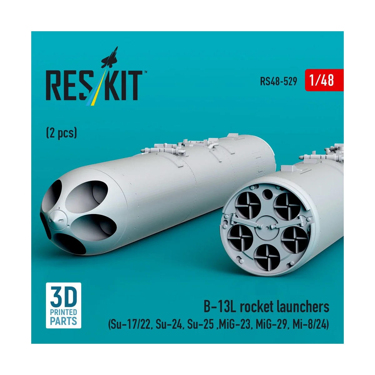 B-13L rocket launchers (2 pcs) (Su-17/22, Su-24, Su-25, MiG-23, MiG... B-13L rocket launchers (2 pcs) (Su-17/22, Su-24, Su-25, MiG-23, MiG...