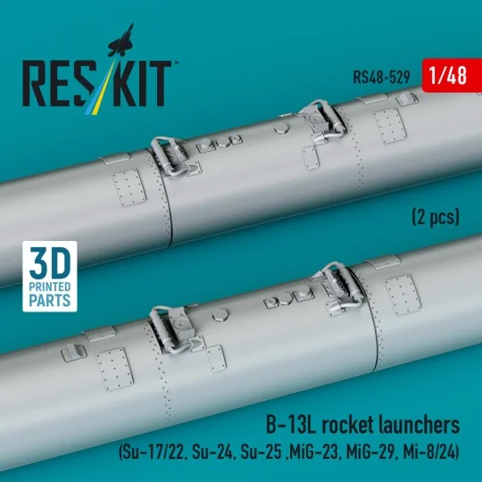 B-13L rocket launchers (2 pcs) (Su-17/22, Su-24, Su-25, MiG-23, MiG... B-13L rocket launchers (2 pcs) (Su-17/22, Su-24, Su-25, MiG-23, MiG...