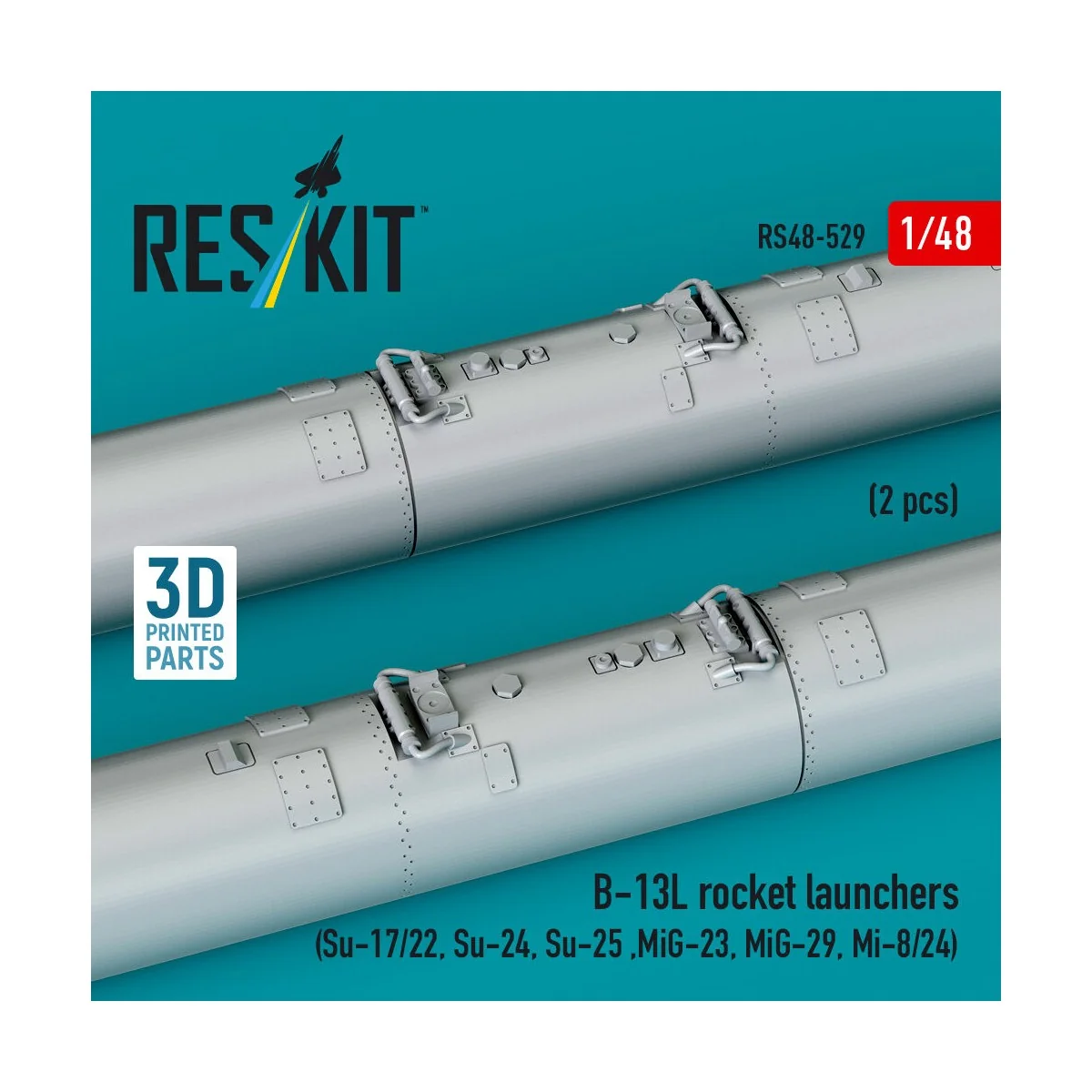 B-13L rocket launchers (2 pcs) (Su-17/22, Su-24, Su-25, MiG-23, MiG... B-13L rocket launchers (2 pcs) (Su-17/22, Su-24, Su-25, MiG-23, MiG...