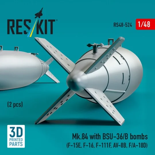 Mk.84 with BSU-36/B bombs (2 pcs) (F-15E, F-16, F-111F, AV-8B, F/A-...