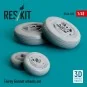 Fairey Gannet wheels set (3D Printed), 1/48 - ResKit Models RS48-0536