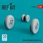 Fairey Gannet wheels set (3D Printed), 1/48 - ResKit Models RS48-0536