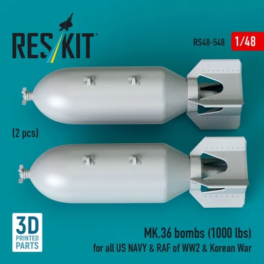 MK.36 bombs (2 pcs) (1000 lbs) for all US NAVY & RAF of WW2 & Korea... MK.36 bombs (2 pcs) (1000 lbs) for all US NAVY & RAF of WW2 & Korea...