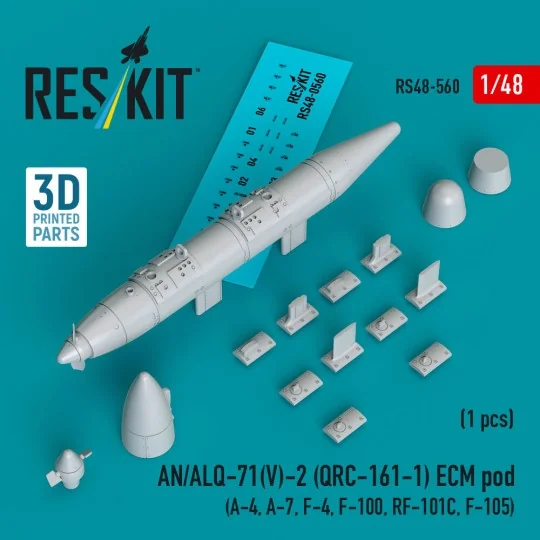 AN/ALQ-71(V)-2 (QRC-161-1) ECM pod (1pcs) (A-4, A-7, F-4, F-100, RF...