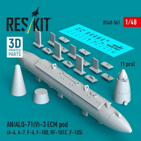AN/ALQ-71(V)-3 ECM pod (A-4, A-7, F-4, F-100, RF-101C, F-105) (1pcs...
