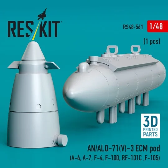 AN/ALQ-71(V)-3 ECM pod (A-4, A-7, F-4, F-100, RF-101C, F-105) (1pcs...
