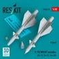 R-98 MR/MT missiles (2 pcs) (Su-11, Su-15, Yak-28) (3D Printed), 1/...