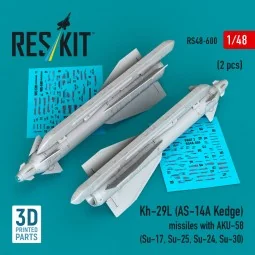 Kh-29L (AS-14A Kedge) missiles with AKU-58 (2 pcs) (Su-17, Su-25, S...