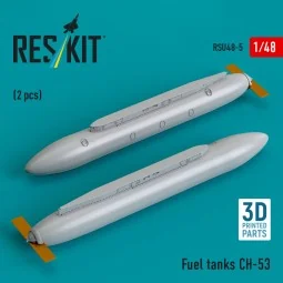 Fuel tanks ??-53 (2 pcs) (3D Printed), 1/48 - ResKit Models RSU48-0005