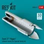 Saab 37 Viggen exhaust nozzle for Special Hobby kit (3D Printed), 1...