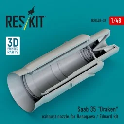 Saab 35 Draken exhaust nozzle for Hasegawa / Eduard kit (3D Printed...