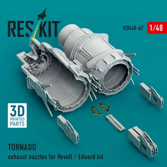 TORNADO exhaust nozzles for Revell / Eduard kit (3D Printed), 1/48 ...