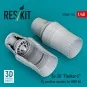 Su-30 Flanker-C fly position nozzles for GWH kit (3D Printed), 1/48...