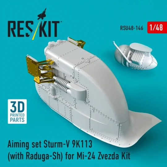 Aiming set Sturm-V 9K113 (with Raduga-Sh) for Mi-24 for Zvezda kit ...