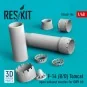 F-14 (B, D) Tomcat open exhaust nozzles for GWH kit (3D Printed), 1...