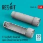 F-14 (B, D) Tomcat open exhaust nozzles for GWH kit (3D Printed), 1...