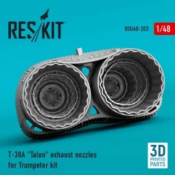 T-38A Talon exhaust nozzles for Trumpeter kit (3D Printed), 1/48 - ... 2
