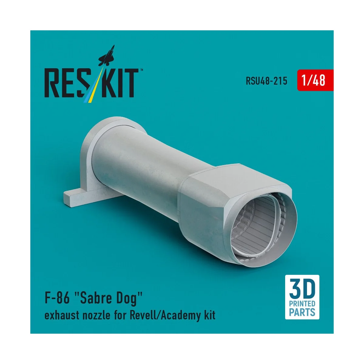 F-86 Sabre Dog exhaust nozzle for Revell/Academy kit (3D Printed), ...