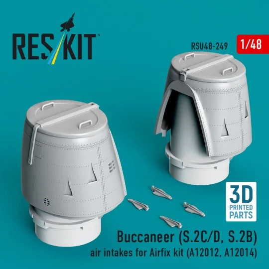 Buccaneer (S.2C/D, S.2B) air intakes for Airfix kit (A12012, A12014...