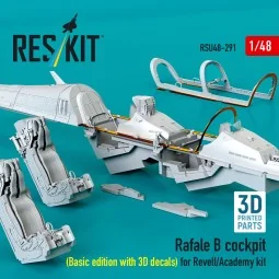 Rafale B cockpit (Basic edition with 3D decals) for Revell/Academy ... 2