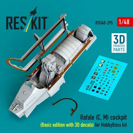 Rafale (C, M) cockpit (Basic edition with 3D decals) for HobbyBoss ...