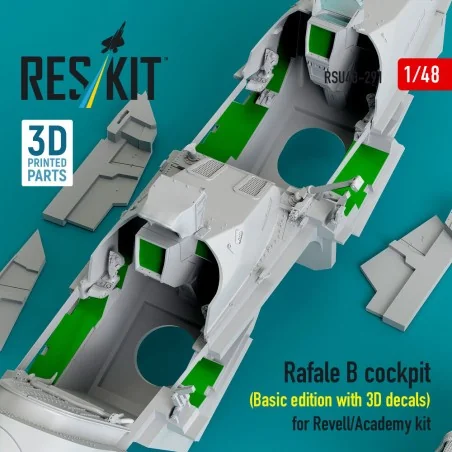 Rafale B cockpit (Basic edition with 3D decals) for Revell/Academy ...