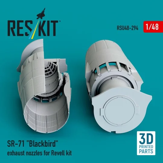 SR-71 Blackbird exhaust nozzles for Revell kit (3D printed), 1/48 -...