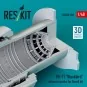 SR-71 Blackbird exhaust nozzles for Revell kit (3D printed), 1/48 -...