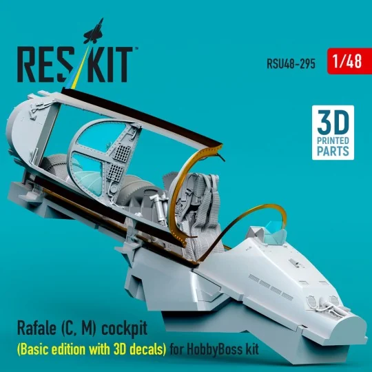 Rafale (C, M) cockpit (Basic edition with 3D decals) for HobbyBoss ... Rafale (C, M) cockpit (Basic edition with 3D decals) for HobbyBoss ...