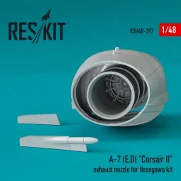 A-7 (E, D) Corsair II exhaust nozzle for Hasegawa kit, 1/48 - ResKi...