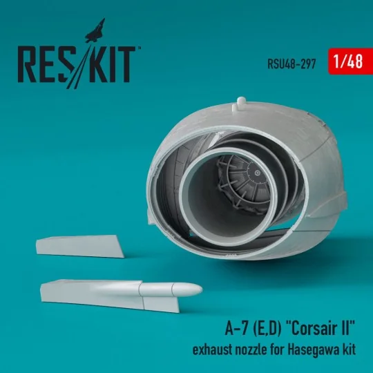 A-7 (E, D) Corsair II exhaust nozzle for Hasegawa kit, 1/48 - ResKi...
