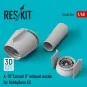 A-7D Corsair II exhaust nozzle for HobbyBoss kit (3D Printed), 1/48...