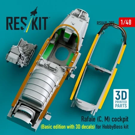 Rafale (C, M) cockpit (Basic edition with 3D decals) for HobbyBoss ...