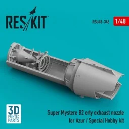 Super Mystere B2 early exhaust nozzle for Azur / Special Hobby kit ... 2