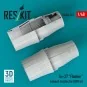 Su-27 Flanker exhaust nozzles for GWH kit (3D Printed), 1/48 - ResK...