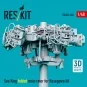 Sea King folded main rotor for Hasegawa kit (3D Printed), 1/48 - Re...