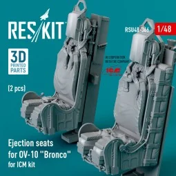 Ejection seats for OV-10 Bronco (2 pcs) for ICM kit (3D Printed), 1... 2
