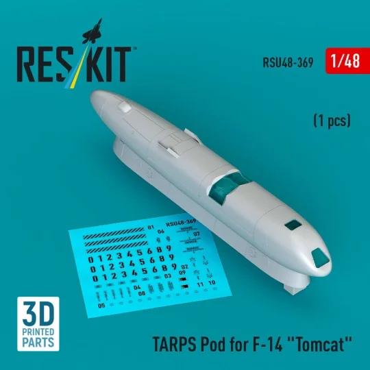TARPS pod for F-14 Tomcat (1 pcs) (3D printed), 1/48 - ResKit Model...