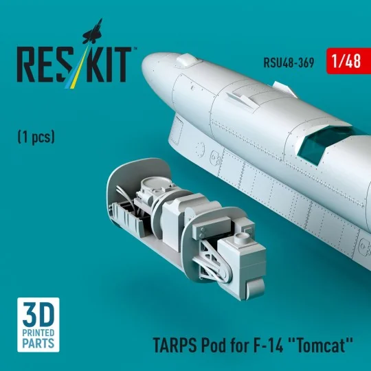TARPS pod for F-14 Tomcat (1 pcs) (3D printed), 1/48 - ResKit Model...