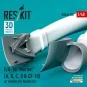 F/A-18 Hornet (A, B, C, D & CF-18) air intakes for Kinetic kit (3D ...