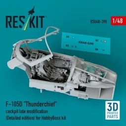 F-105D Thunderchief cockpit late modification (Detailed edition) fo...